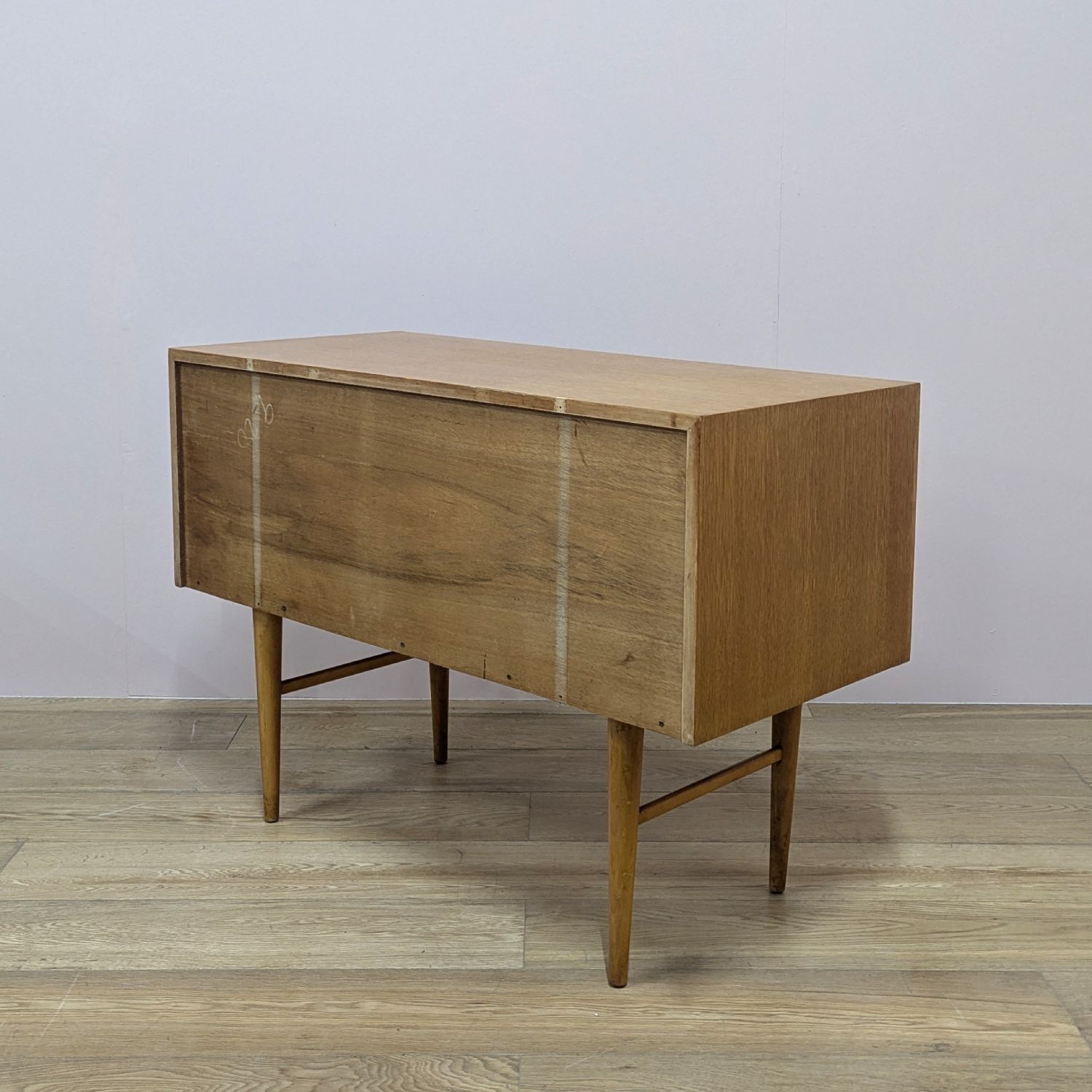 photo vinterior Midcentury 1960s Light Oak Chest Of Drawers By Meredew