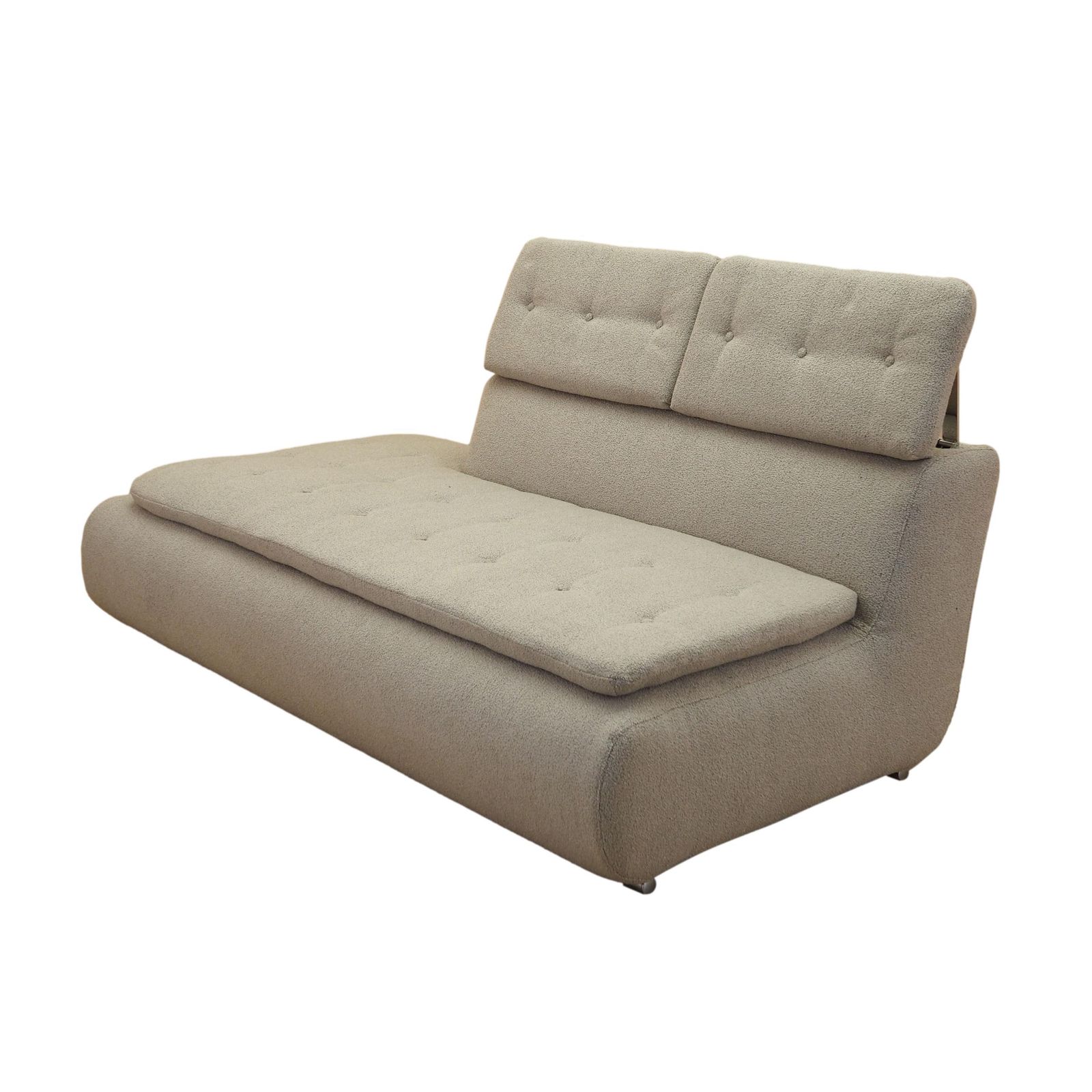 Beige Bank, Italiaans Design, Jaren 1980, Made In Italy