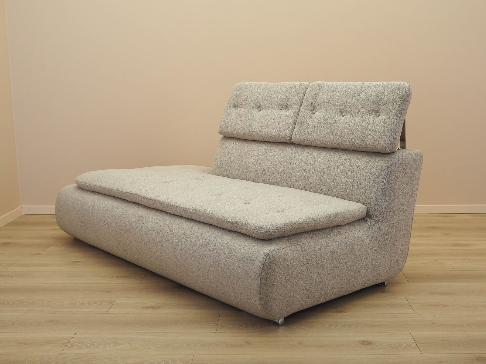 Beige Bank, Italiaans Design, Jaren 1980, Made In Italy photo Meubels