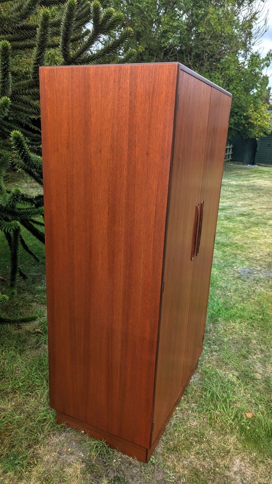 Mid Century G Plan Fresco Teak Double Wardrobe Delivery Available 0104. photo vinterior