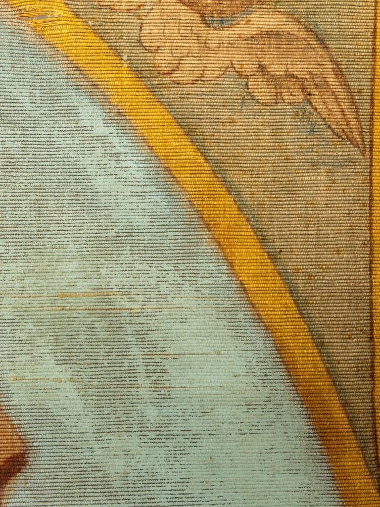 photo vinterior A Monumental Italian Devotional Painted Tapestry, 18th Century