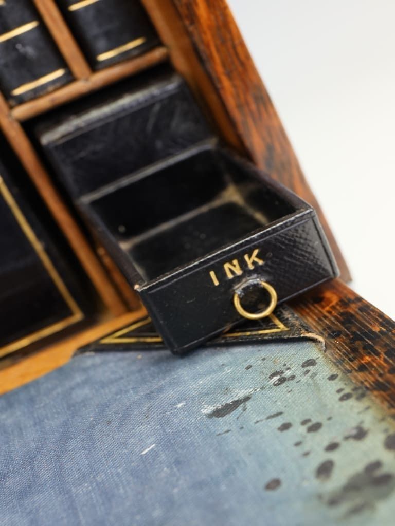 photo buy Houghton & Sons Oak Campaign Stationery & Dispatch Chest