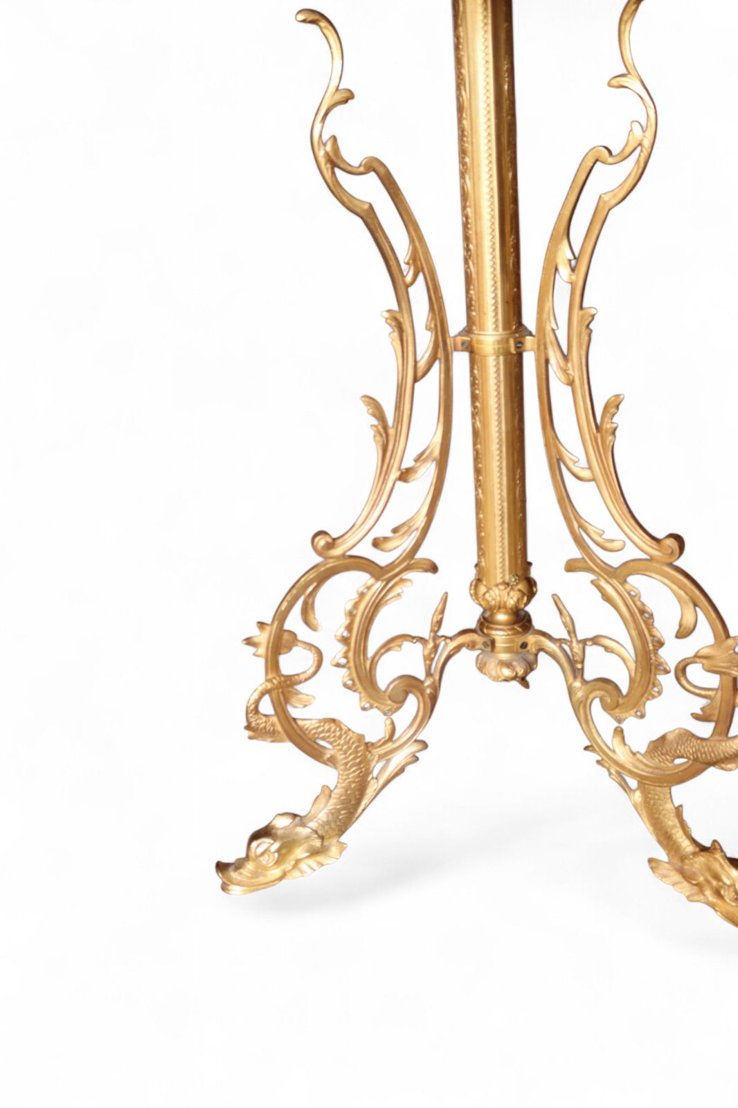 photo furniture Vintage Brass Telescopic Standard Lamp Onyx Table Regency Style Floor Lamp