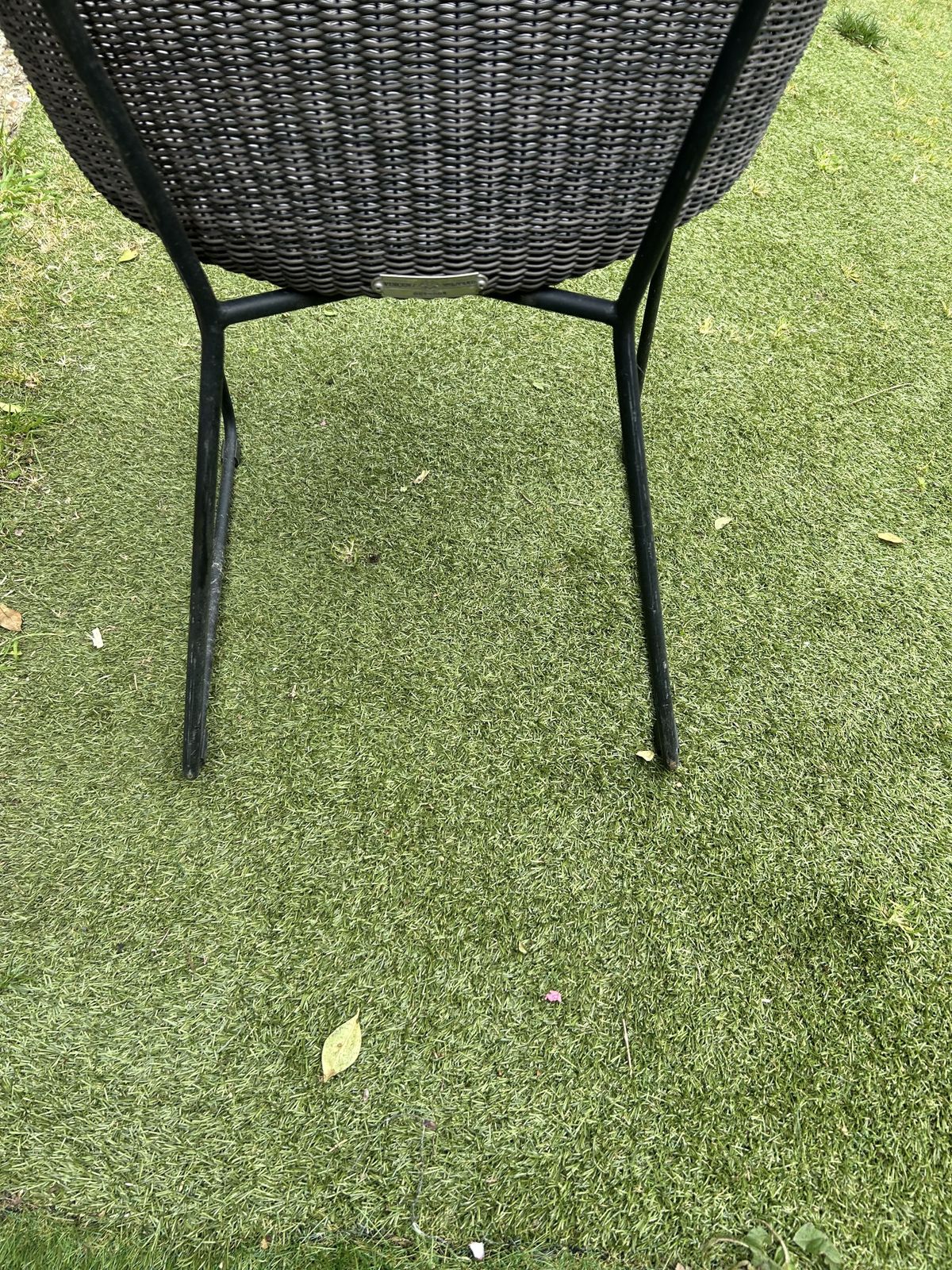 Vincent Sheppard Metal Frame Rattan Garden Chairs photo 500.0
