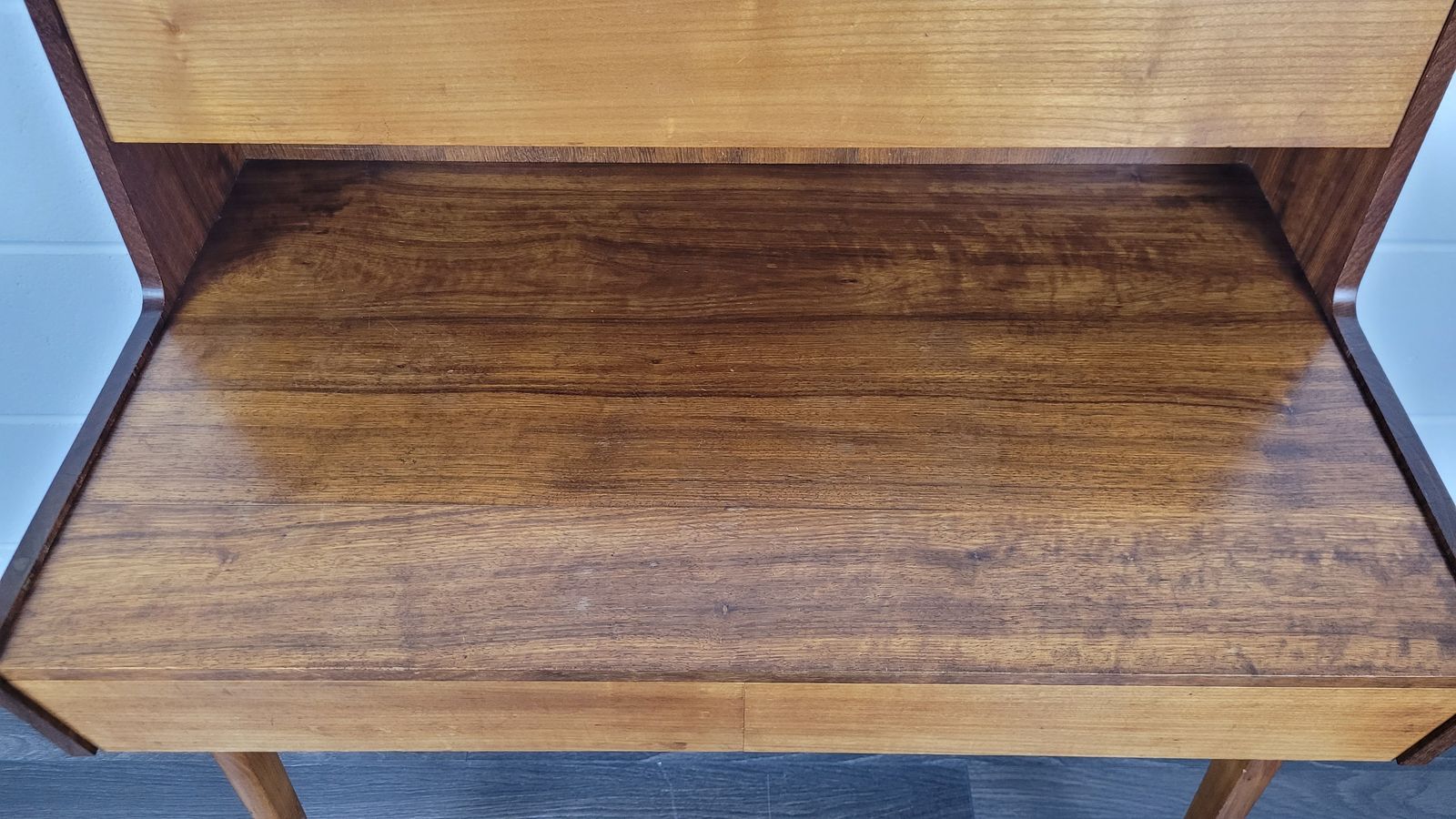 Mid Century Desk 1960s, Teak, Vintage photo Furniture