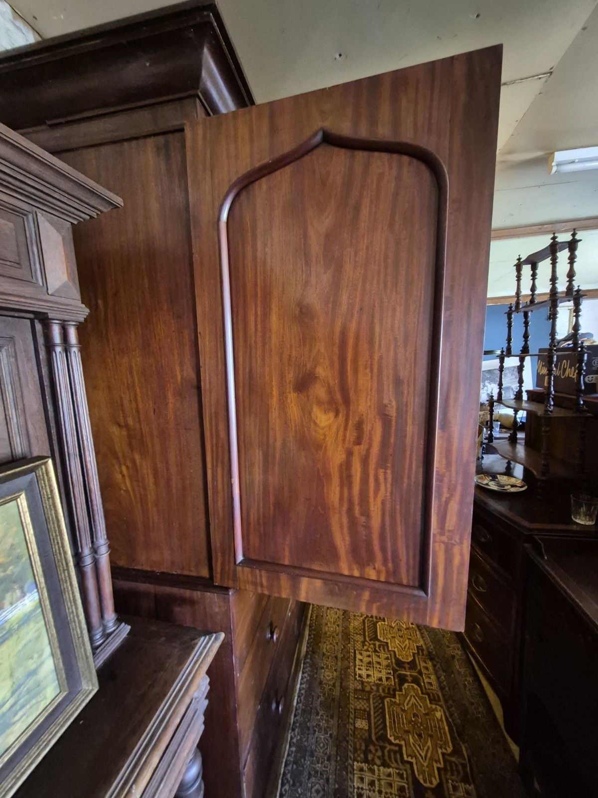 A Glorious Victorian Mahogany Country House Linenpress Larder Sold By Christies photo vinterior