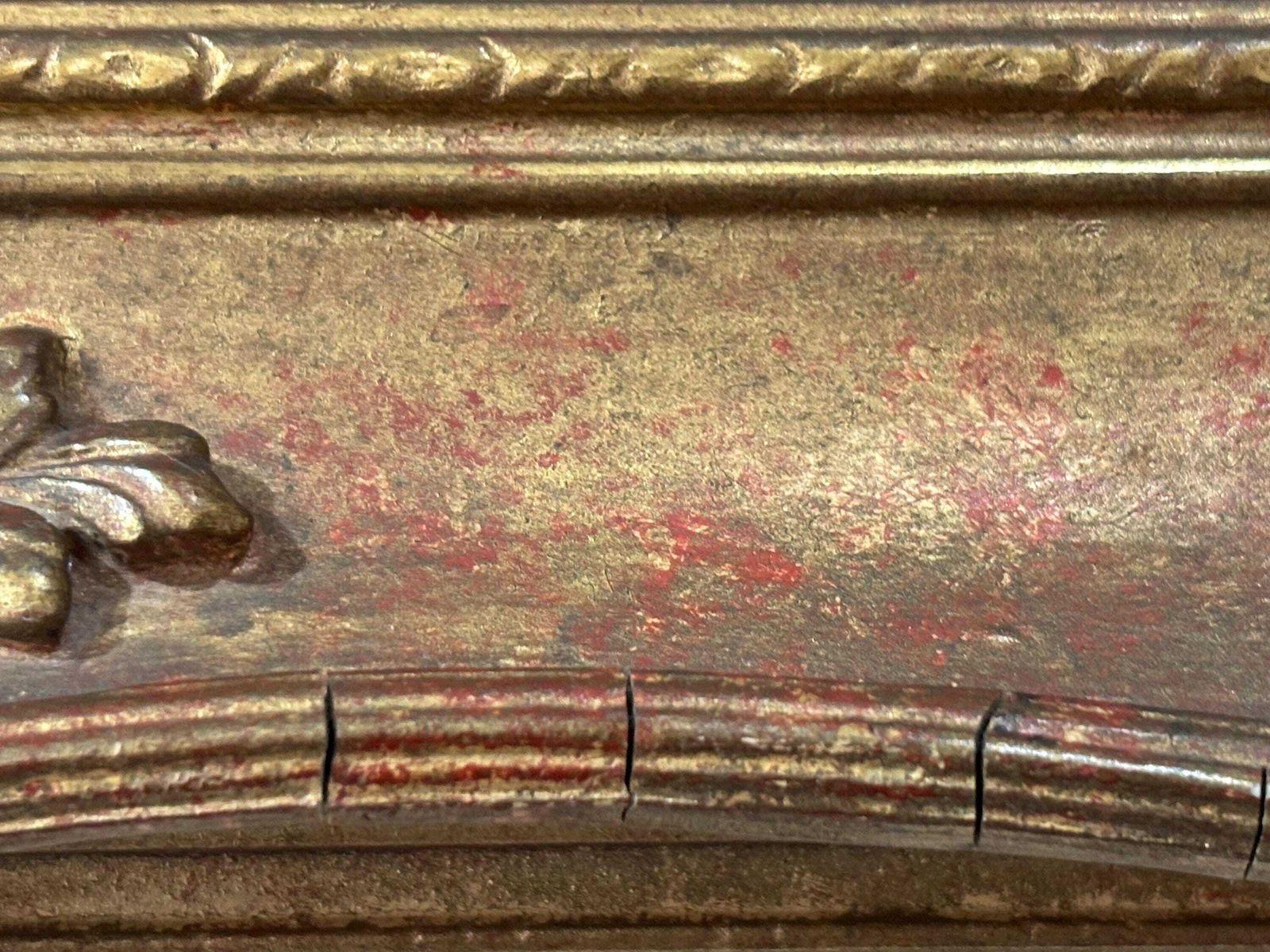 Chris D Howells Original Oil On Canvas " Children Playing" Ornate Gilt Frame photo vinterior