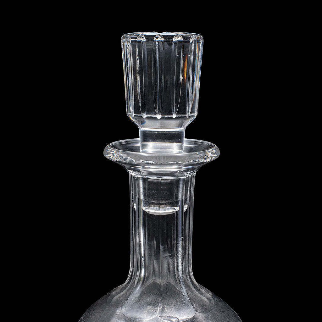Vintage Sherry Decanter, English, Cut Glass, Spirit Bottle, Liqueur, Port, Gin photo buy