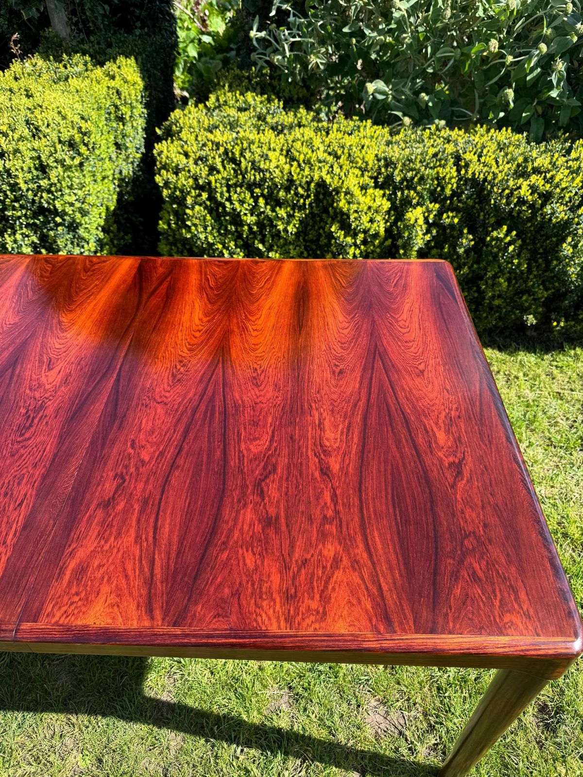 Furniture Mid Century Modern Danish Rosewood Dining Table By H. W. Klein For Bramin, 1960s   Pending A10 Certificate photo