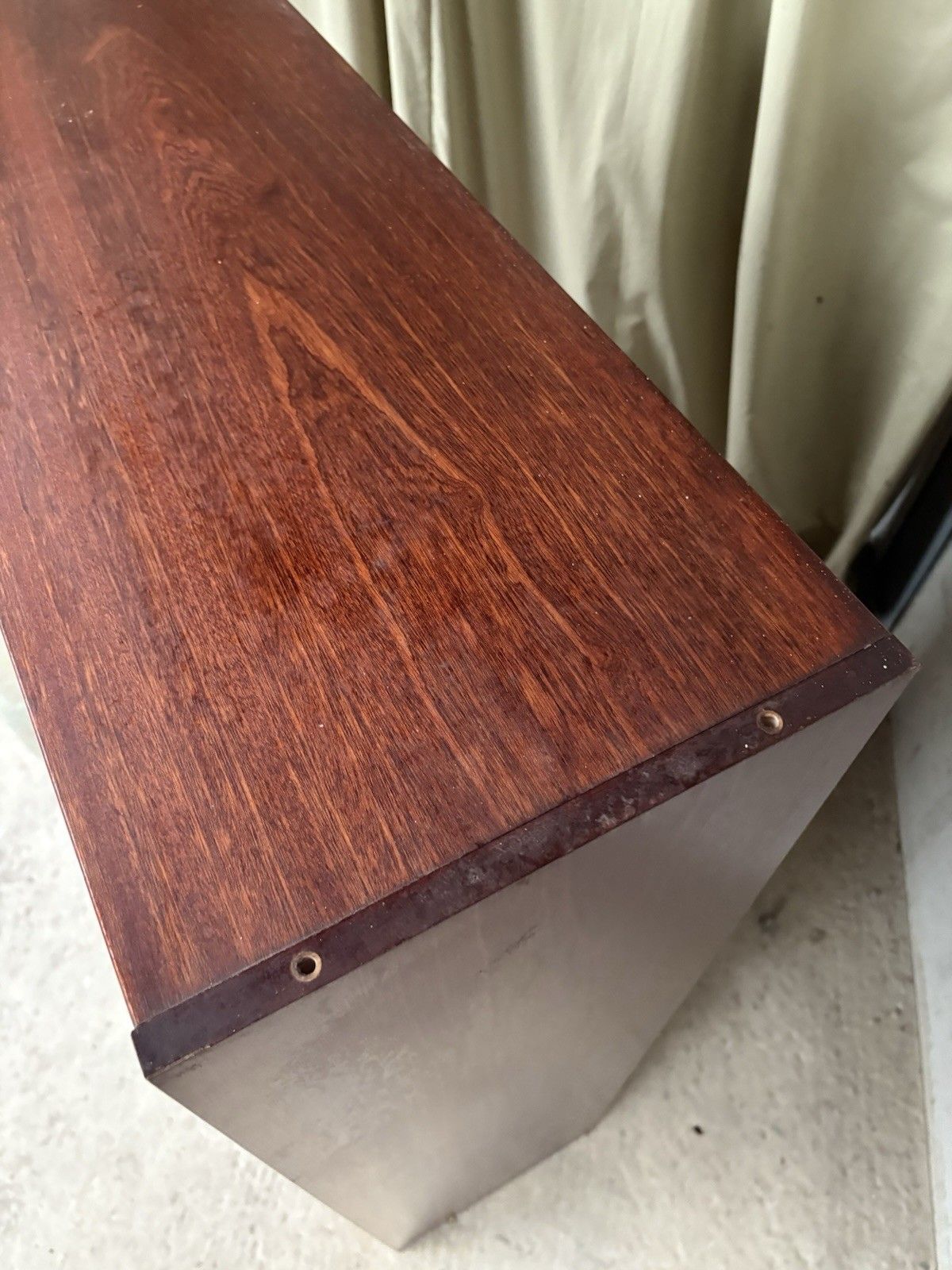 photo furniture Vtg Late Mid Century Danish Rosewood Bookcase Cabinet Scandi Retro R1149