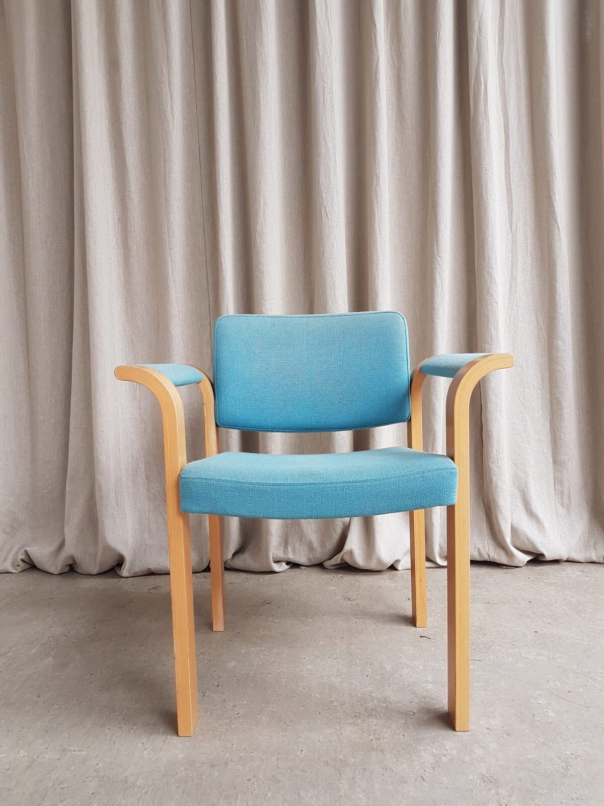 Vtg Late Mid Century Armchair Side Chair By Magnus Olesen Modernist Retro R123 photo Furniture