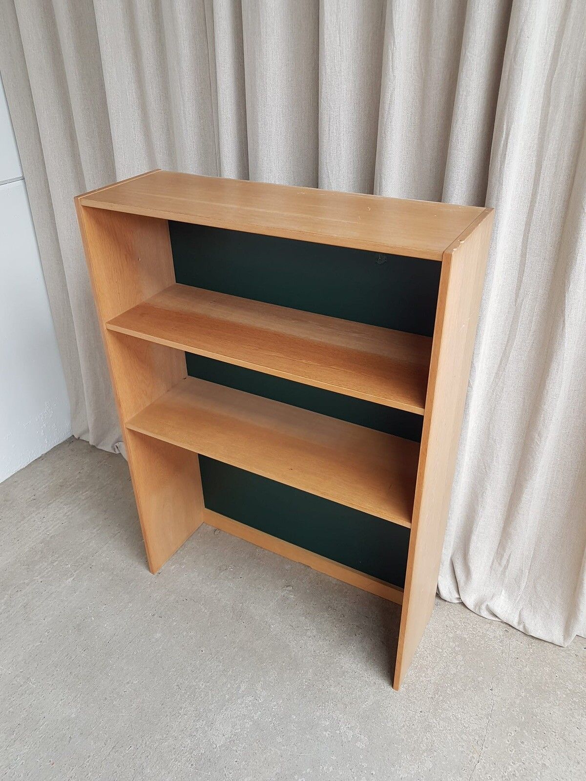 Vtg Mid Century Danish Oak Bookcase Shelving Wall Unit Retro Scandi R189 photo vinterior