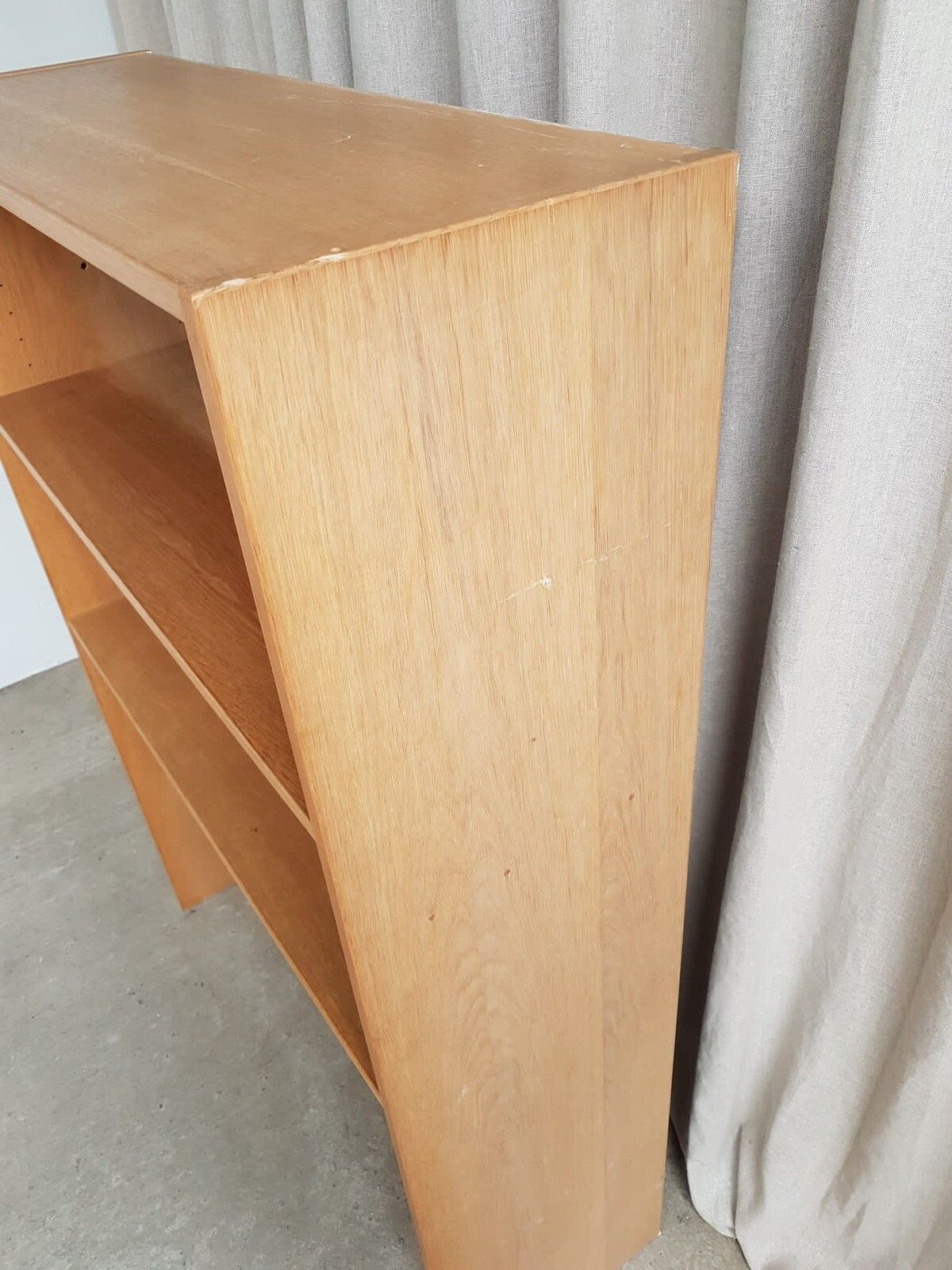 Vtg Mid Century Danish Oak Bookcase Shelving Wall Unit Retro Scandi R189 photo buy