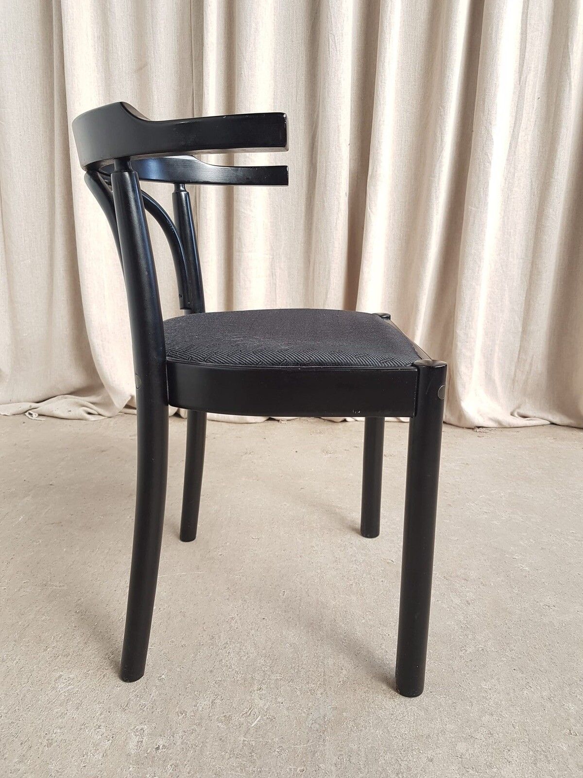 Vtg Late Mid Century Thonet Style Armchair Side Occasional Desk Chair Retro R279 photo vintage