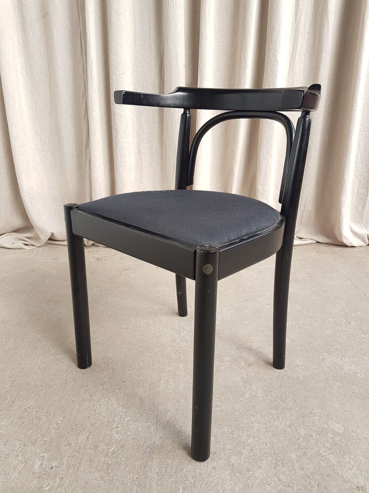 175.0 Vtg Late Mid Century Thonet Style Armchair Side Occasional Desk Chair Retro R279 photo