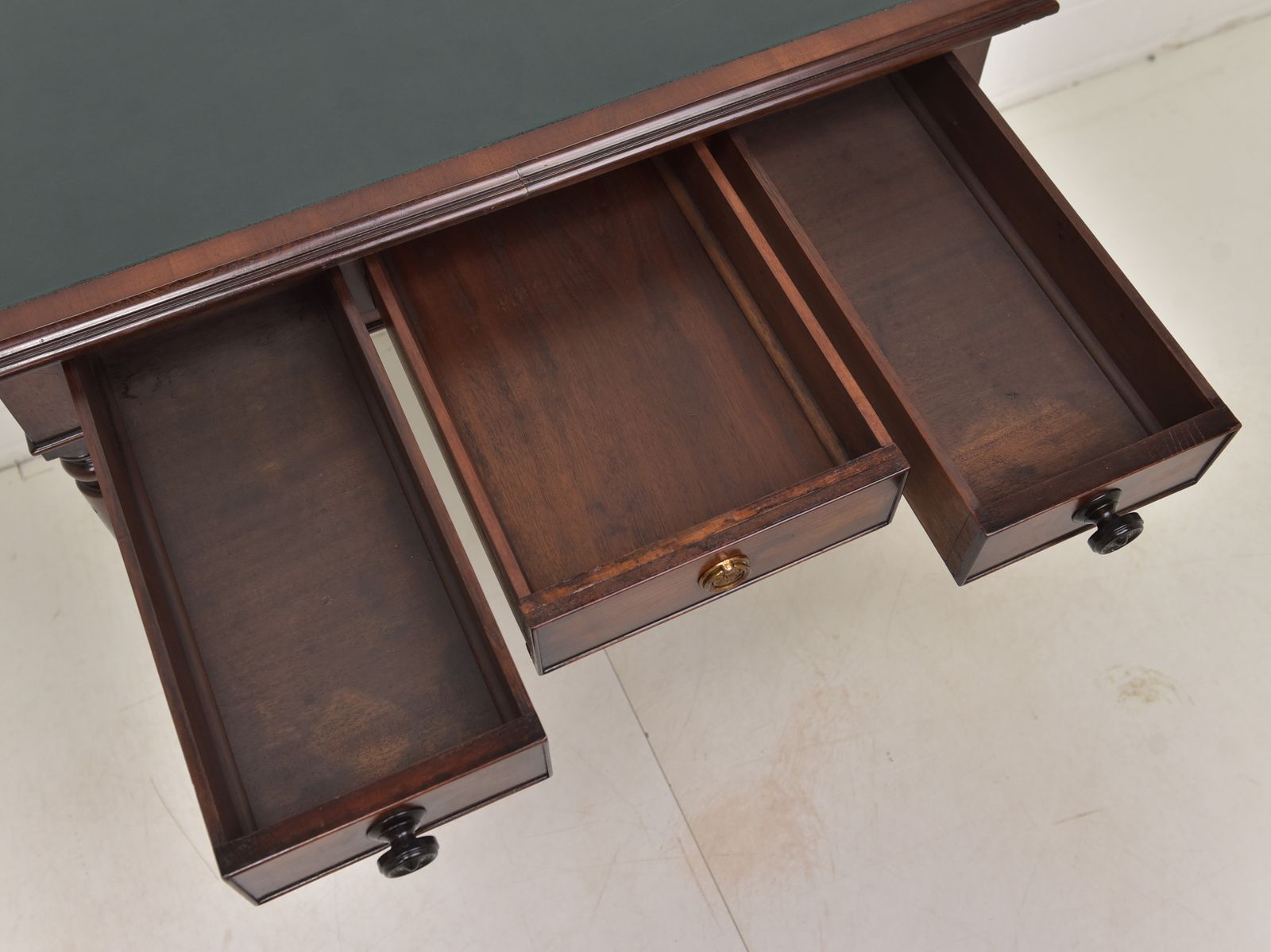 Antique! Small Desk, Restored, England, Circa 1920, Mahogany Secretary photo Furniture