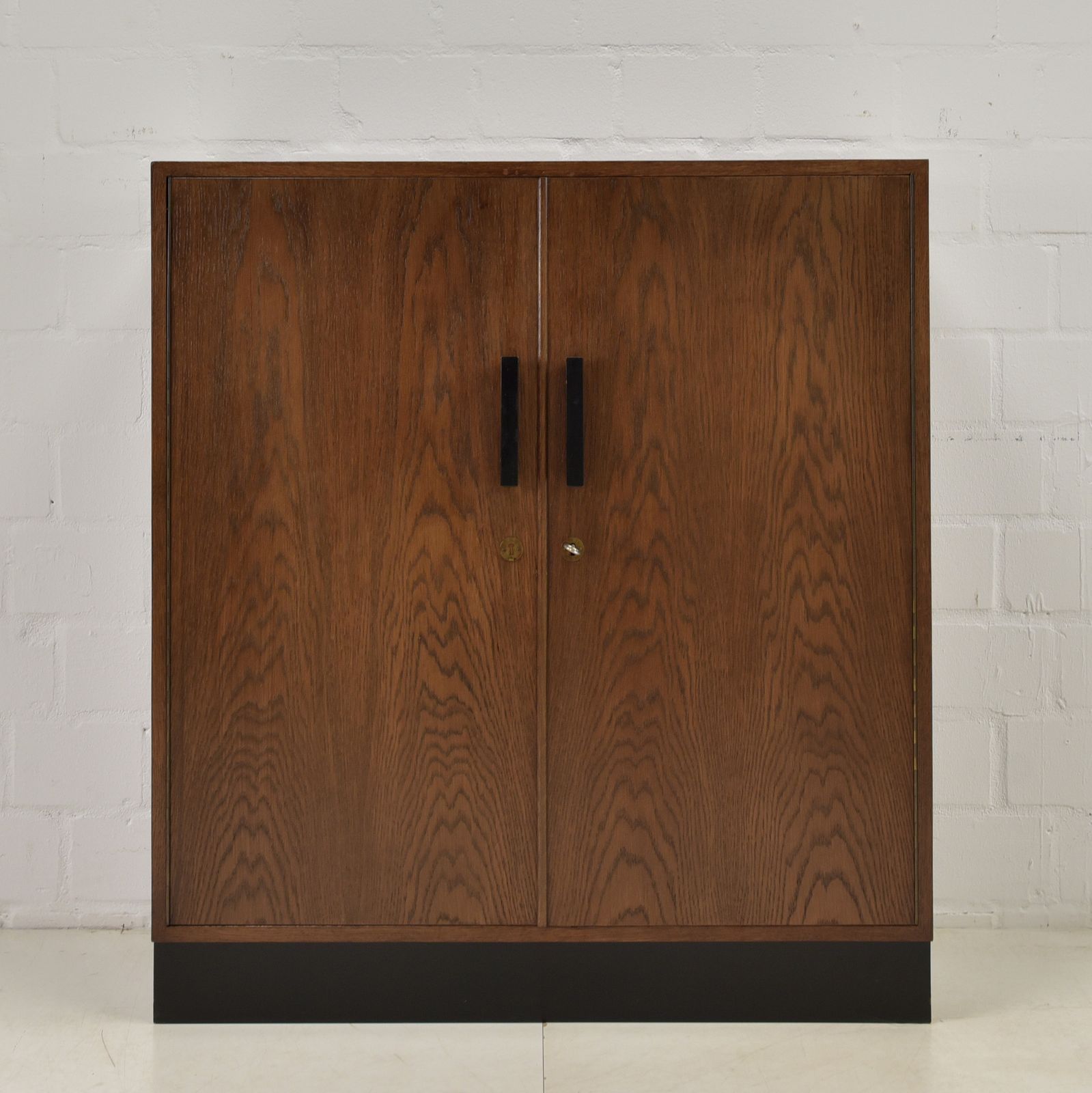 Mid Century Art Deco Chest Of Drawers Circa 1960, Retro Small Filing Cabinet, Oak photo furniture
