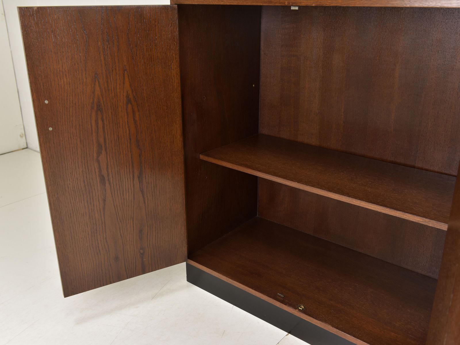 Mid Century Art Deco Chest Of Drawers Circa 1960, Retro Small Filing Cabinet, Oak photo Furniture