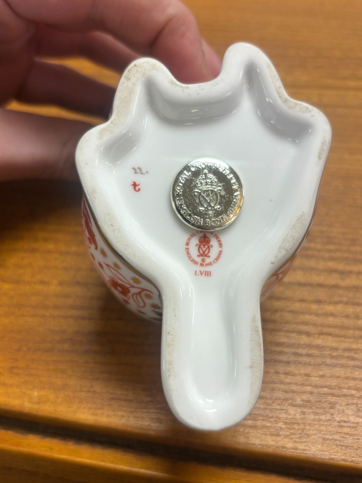 Royal Crown Derby Imari Beaver Paperweight With Stopper photo vintage