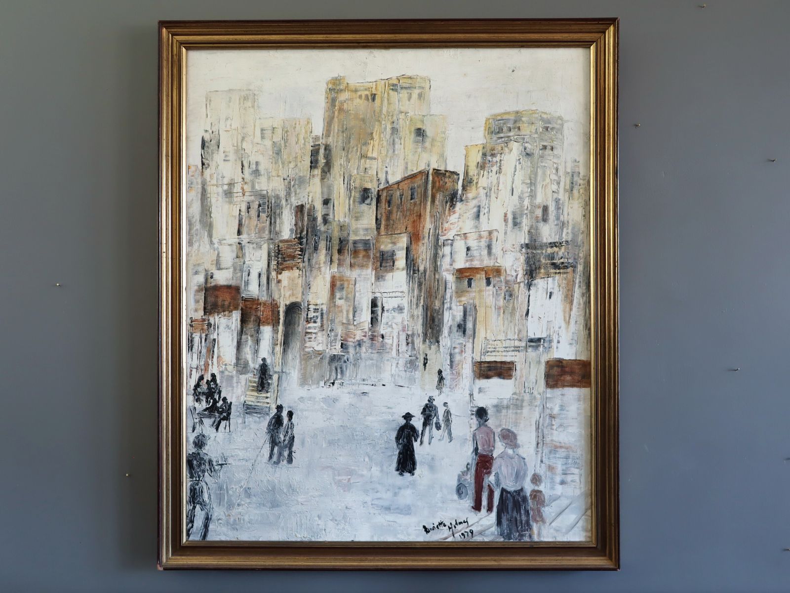 Old Town Reverieold Town Reverie In Oil Onto Canvas