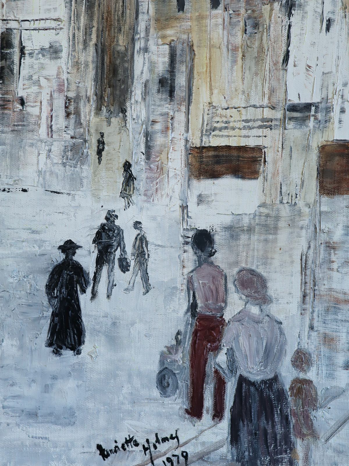 Old Town Reverieold Town Reverie In Oil Onto Canvas photo buy