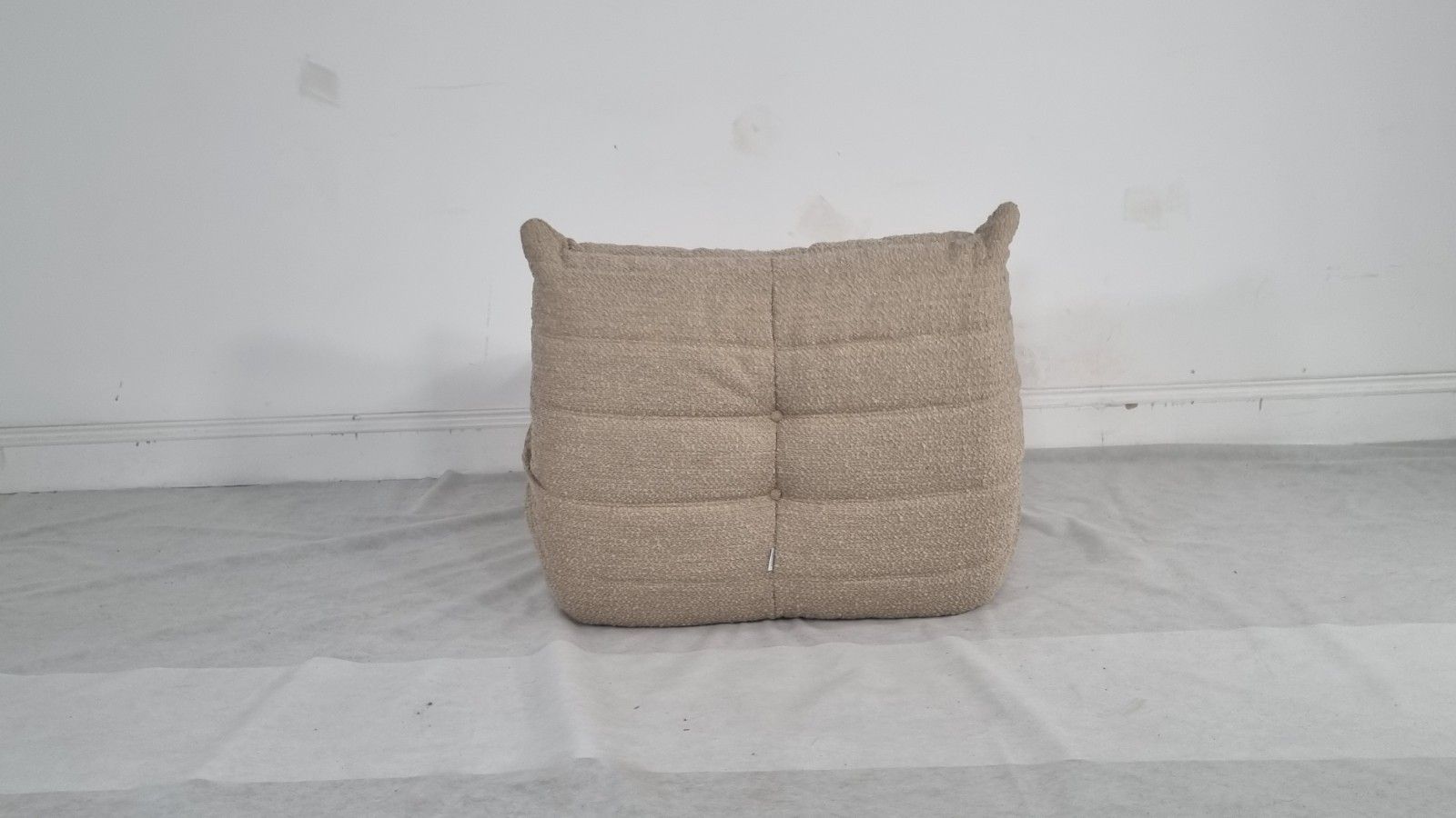 1860.0 Ligne Roset Togo Chair In Honey Boucle In Excellent Condition photo