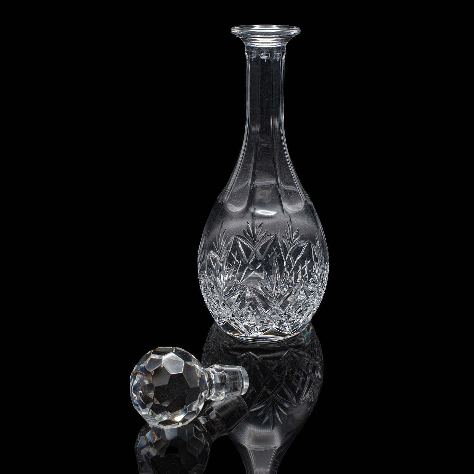 Pair Of Vintage Spirit Decanters, English, Cut Glass, Liqueur Bottle, Port, Gin photo vinterior