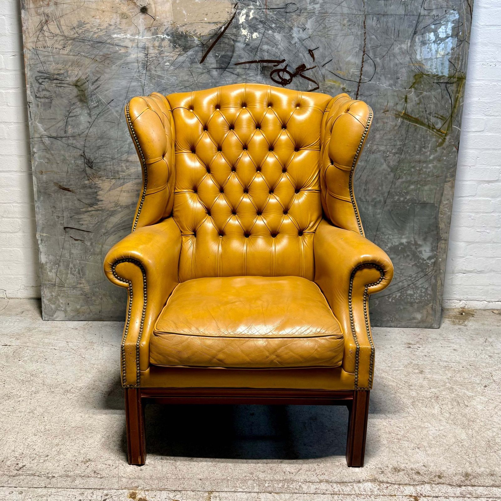 A Huge Gentleman’s Wing Back Chair At 100cm Wide photo 2499.0