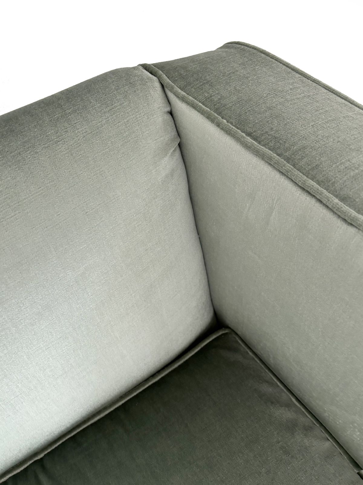 photo for sale Franco Albini For Poggi Midcentury Velvet Two Seat Sofa, Italy 1960s