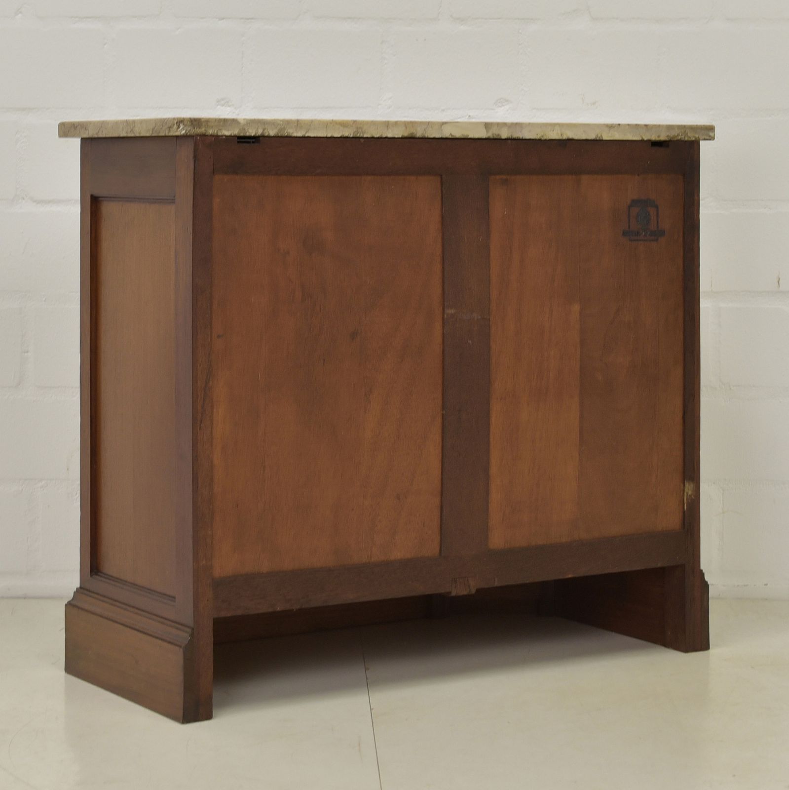 918.0 Antique! Small Restored Mahogany Chest Of Drawers, Art Nouveau/Art Deco, Circa 1920 photo