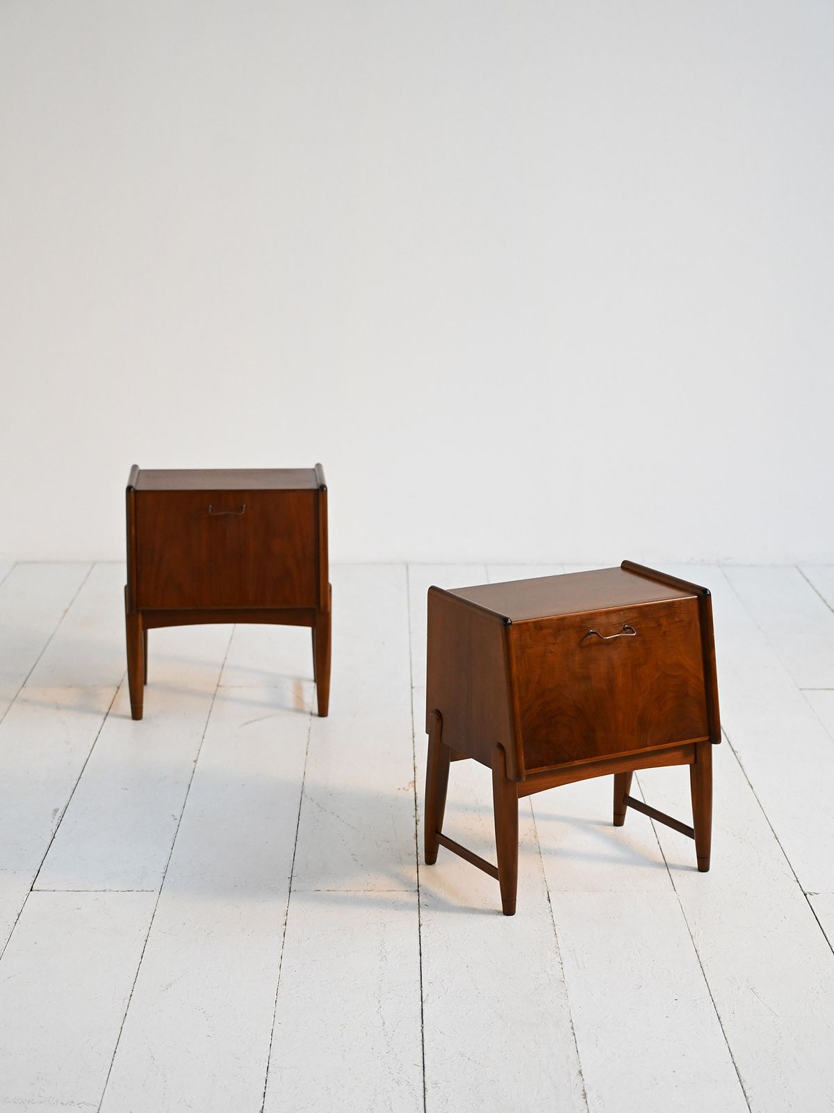 Teak Bedside Tables By A. Chr. Laursen, Denmark, 1950s photo furniture