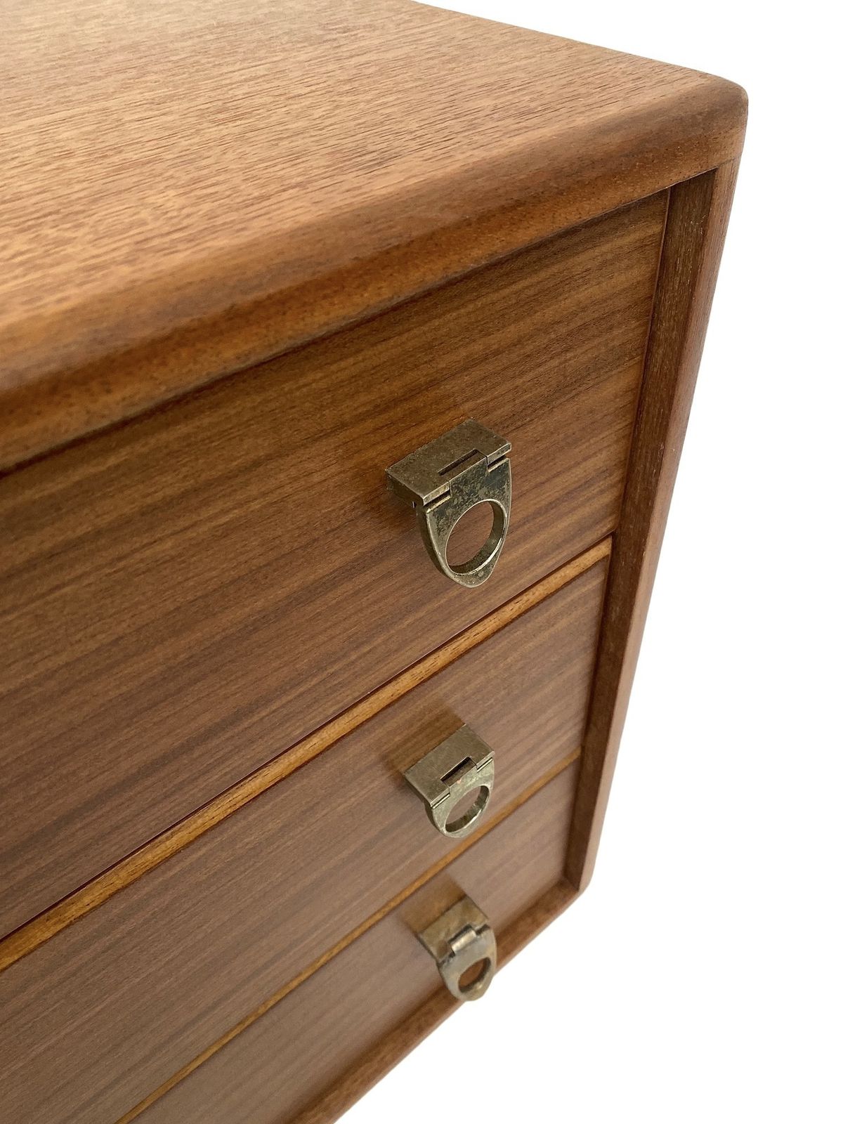 photo furniture British Younger Teak And Hessian Long Sideboard Credenza Mid Century 1960s