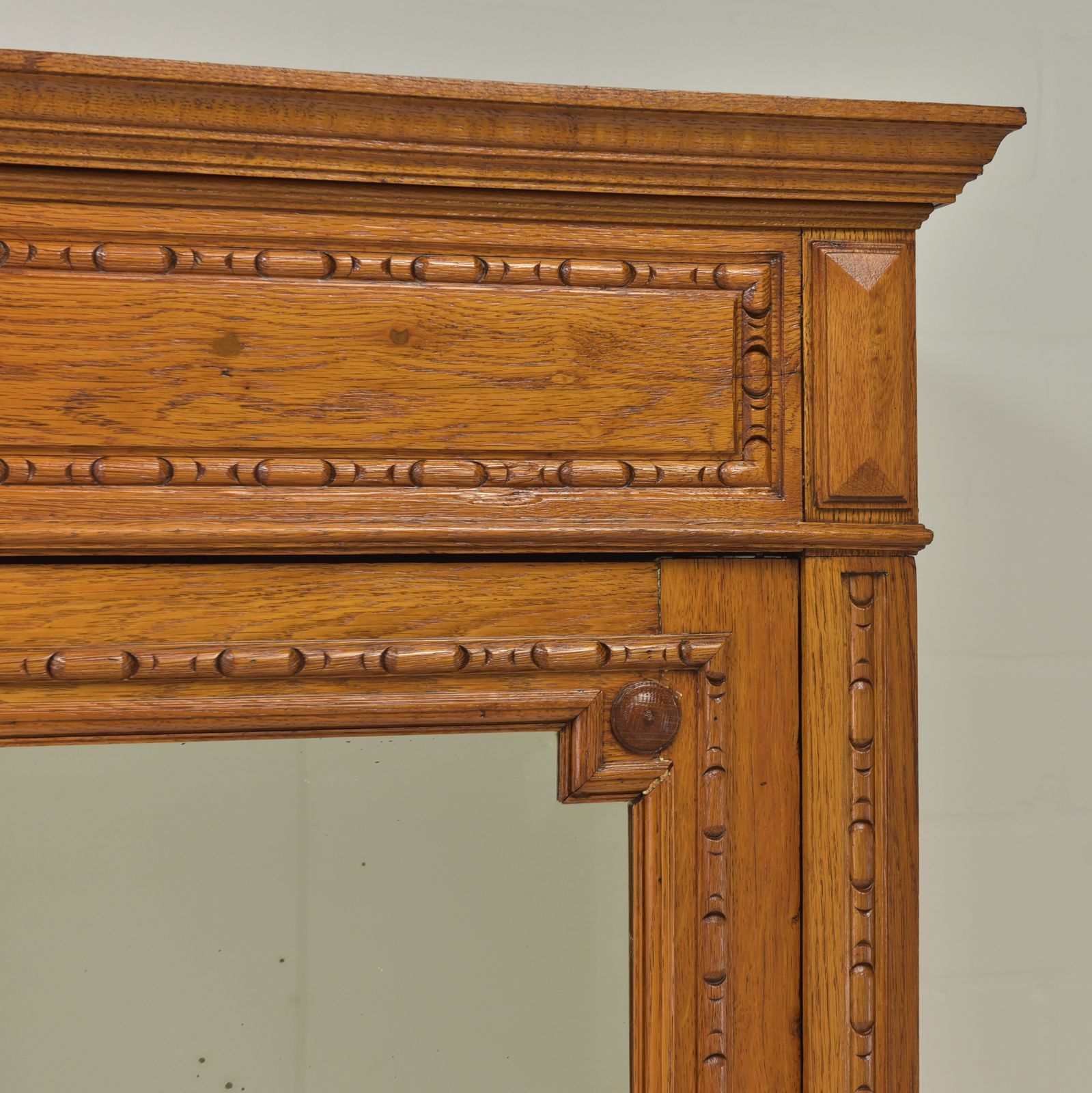 Antique! Restored Hall Wardrobe, Gründerzeit Period, Circa 1920, Solid Oak. photo buy