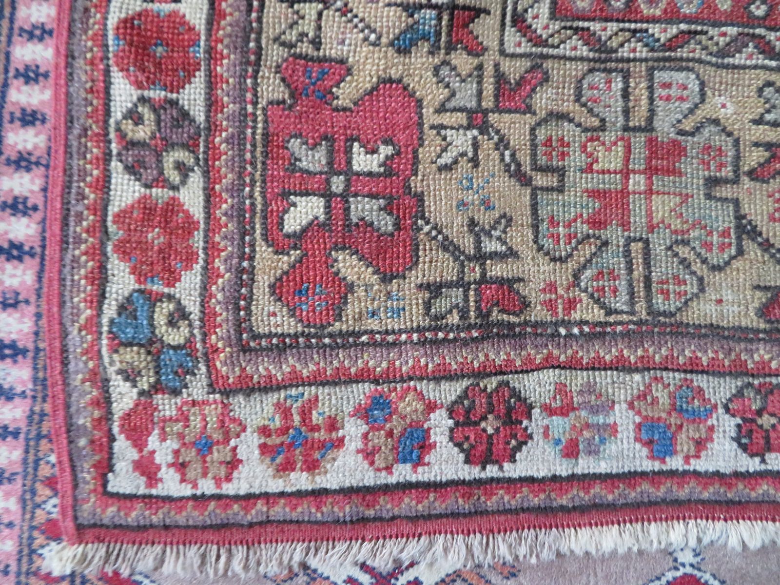 Antique Turkish Milas Melas Prayer Rug.Circa 1860. 162cm X 120cm. photo Textiles