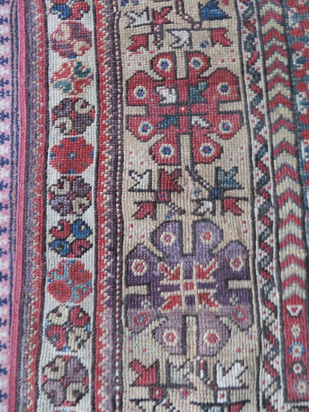 photo for sale Antique Turkish Milas Melas Prayer Rug.Circa 1860. 162cm X 120cm.