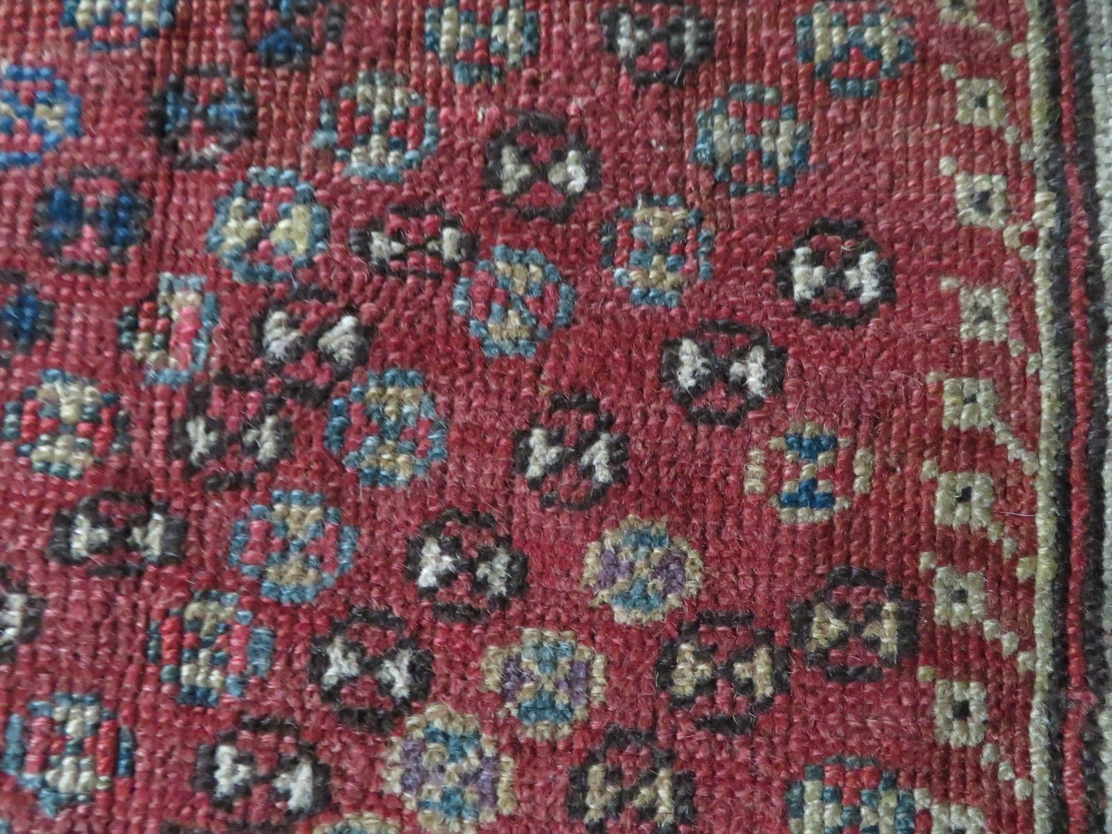 photo vinterior Antique Turkish Milas Melas Prayer Rug.Circa 1860. 162cm X 120cm.