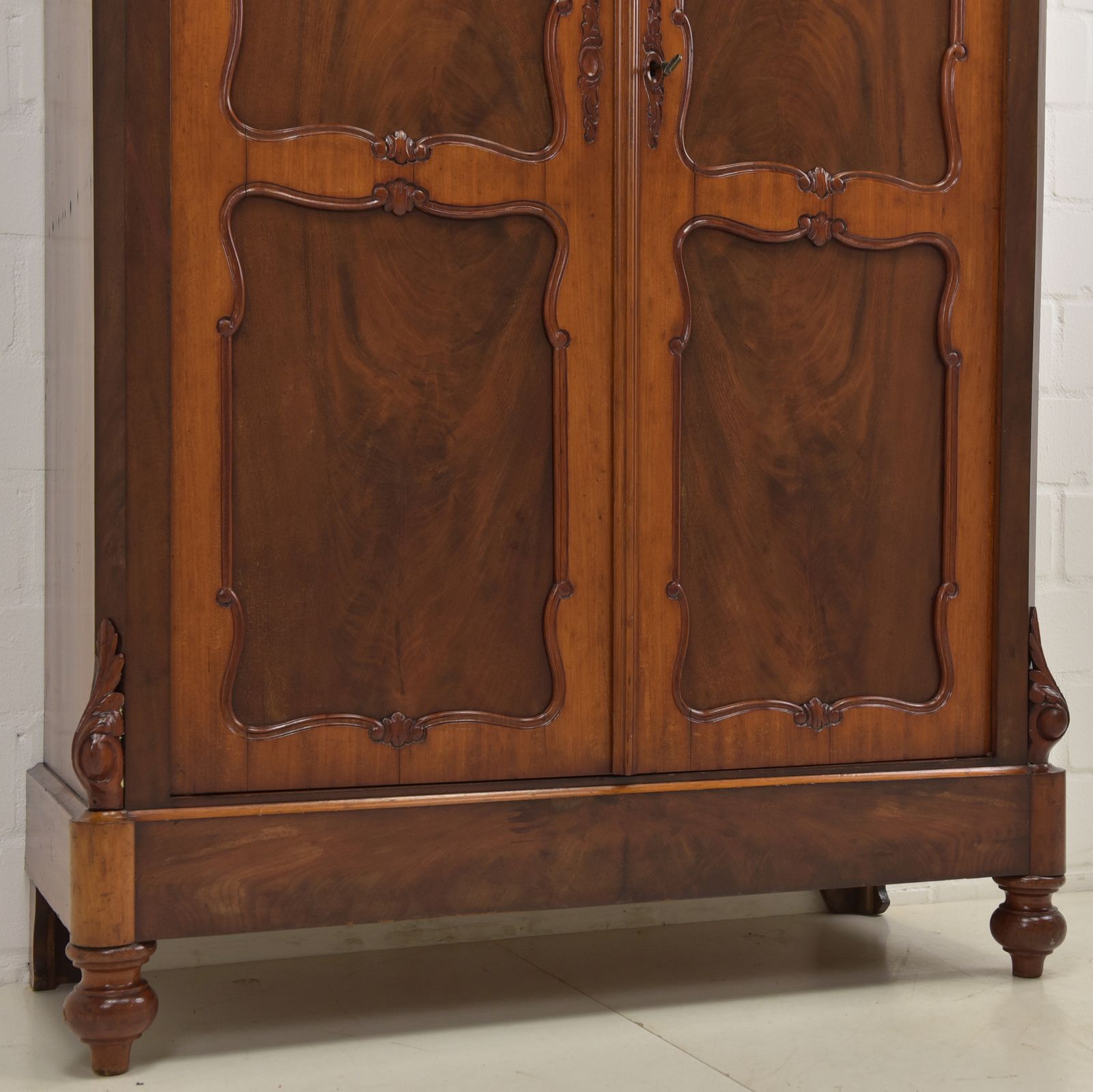 photo for sale Antique! Restored Mahogany Louis Philippe Shelving Unit.