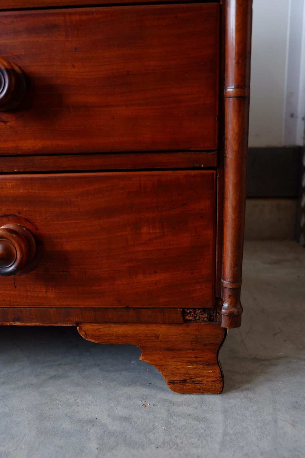 Unique 19th Century Mahogany Chest Of Drawers photo Furniture