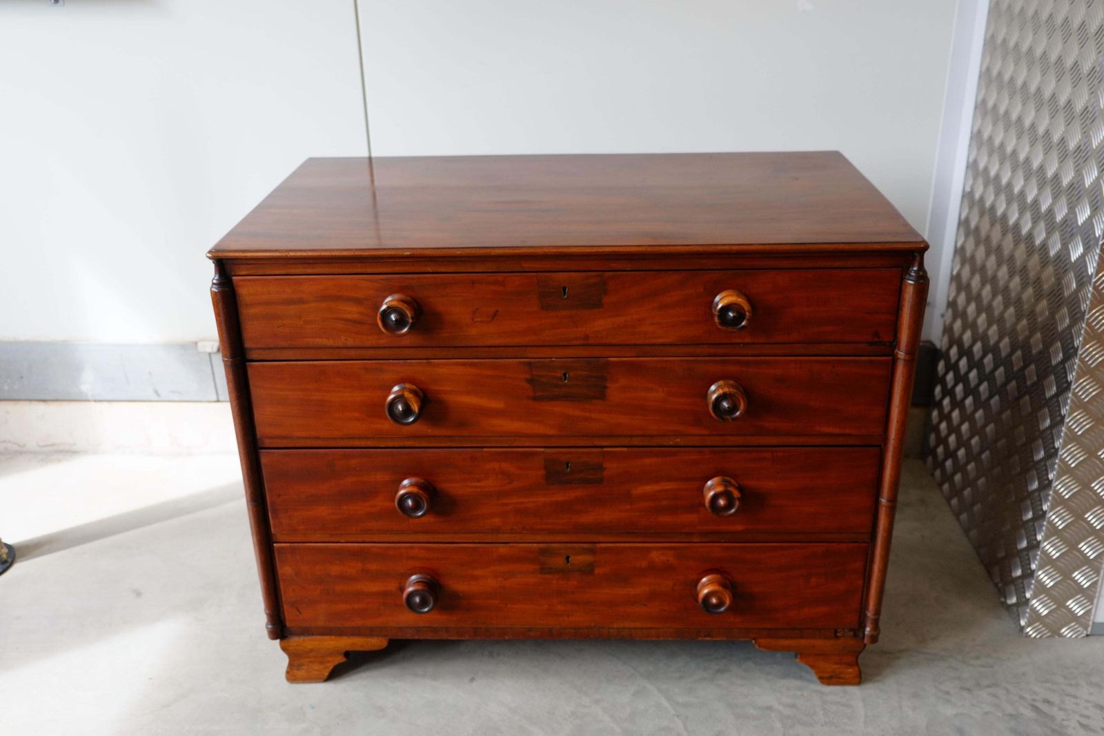 Unique 19th Century Mahogany Chest Of Drawers photo vinterior