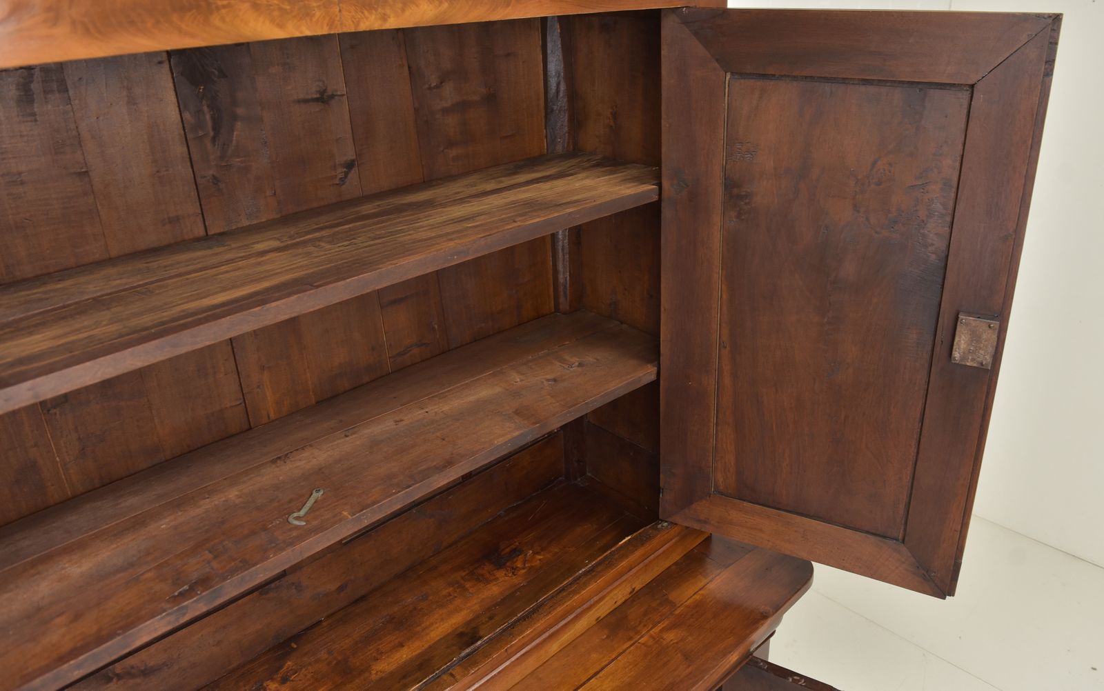 Antique! Restored Biedermeier Buffet Cabinet, Circa 1850, Mahogany Top Cabinet photo 1857.0