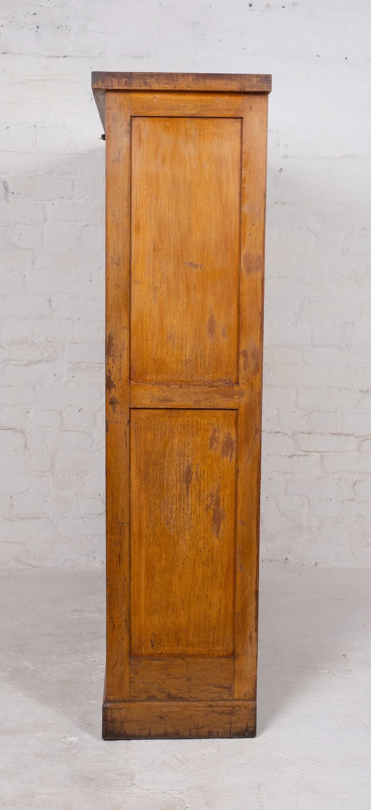 Large Vintage French Tambour Door Cabinet photo vinterior