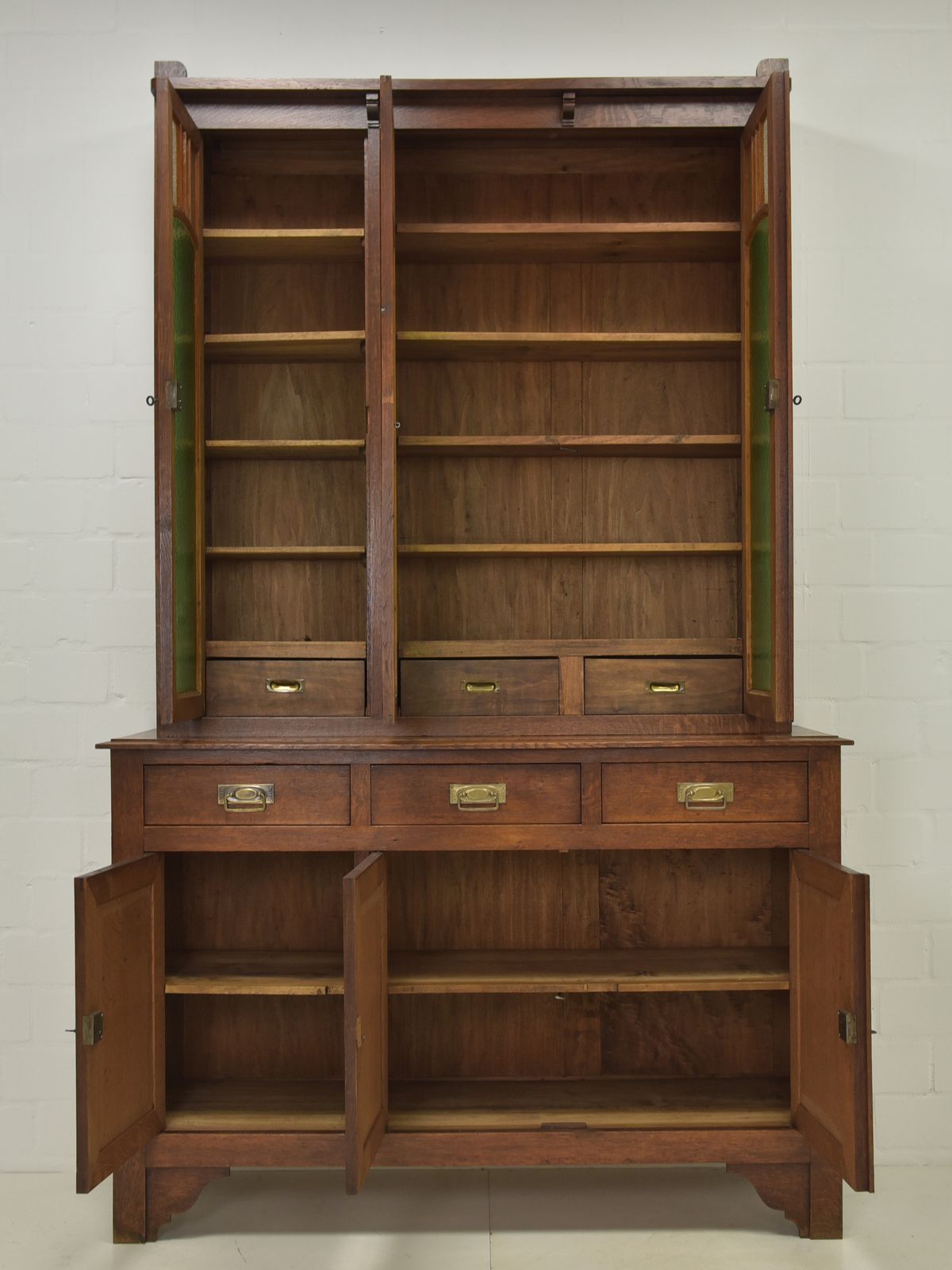 Antique! Restored Art Nouveau/Art Deco Oak Buffet Cabinet/Display Cabinet photo for sale