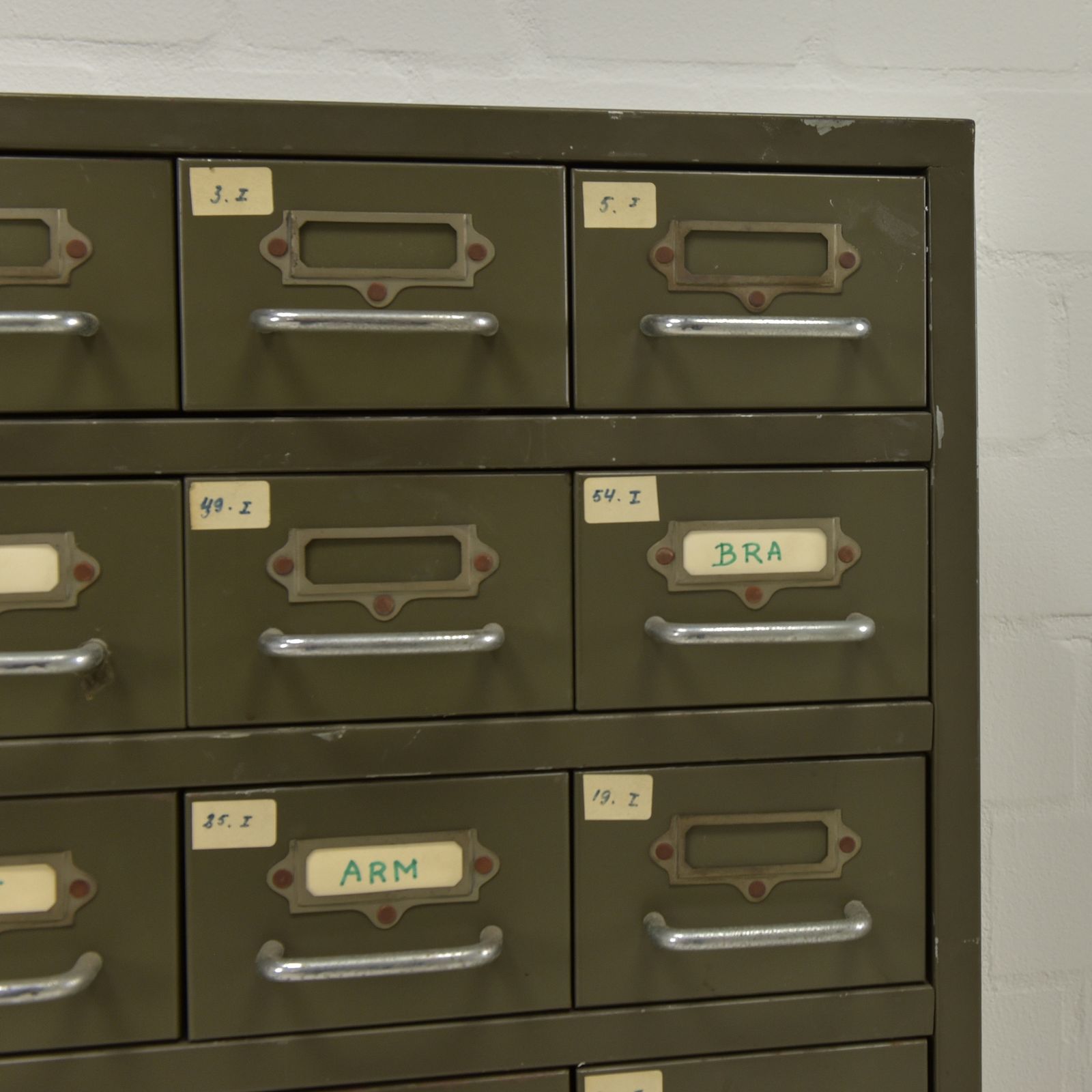 Vintage Metal Cabinet, Workshop Cabinet, Filing Cabinet, Industrial Style, Drawers, Green photo buy