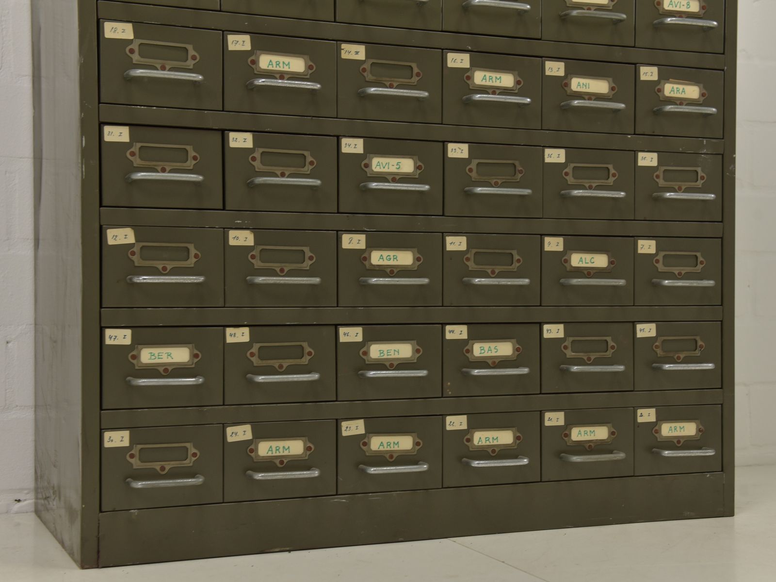 photo for sale Vintage Metal Cabinet, Workshop Cabinet, Filing Cabinet, Industrial Style, Drawers, Green