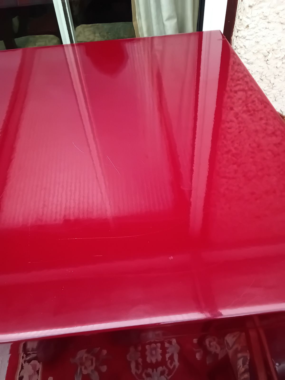 £100 Reduction....Rare Terrance Conran For Habitat Red Lacquered Cabinet. photo 295.0