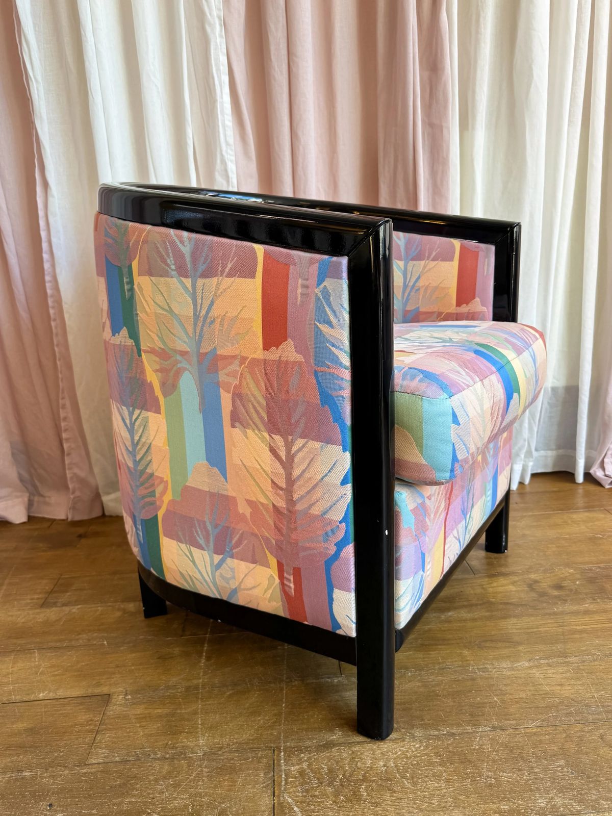 Postmodern Tub Chair By Gervan (2 Of 2) photo furniture