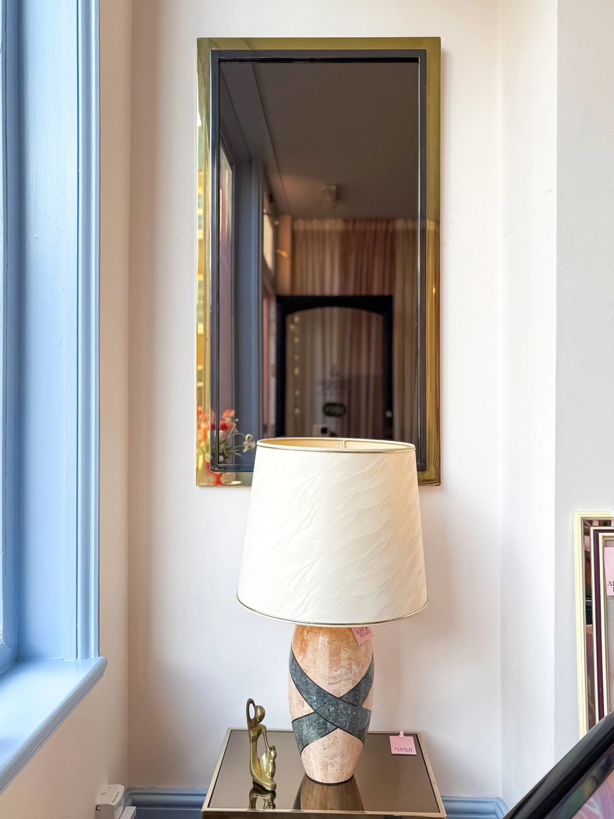 1970's Smoked Glass & Mixed Metal Wall Mirror, By Belgo Chrom photo for sale