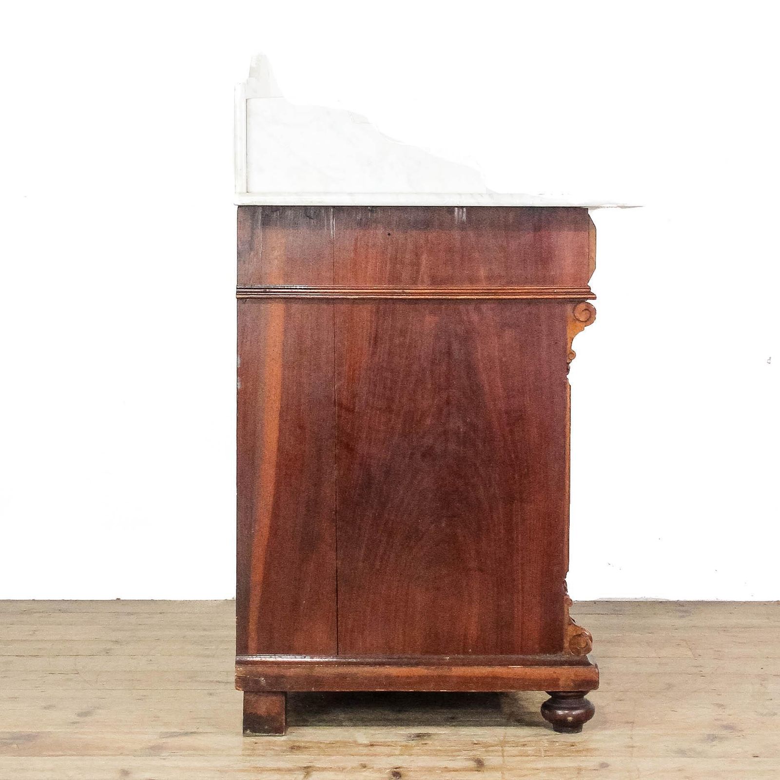 895.0 Antique Marble Top Continental Chest Of Drawers | Antique Storage | Bedroom Drawers | Antique Chest Of Drawer photo
