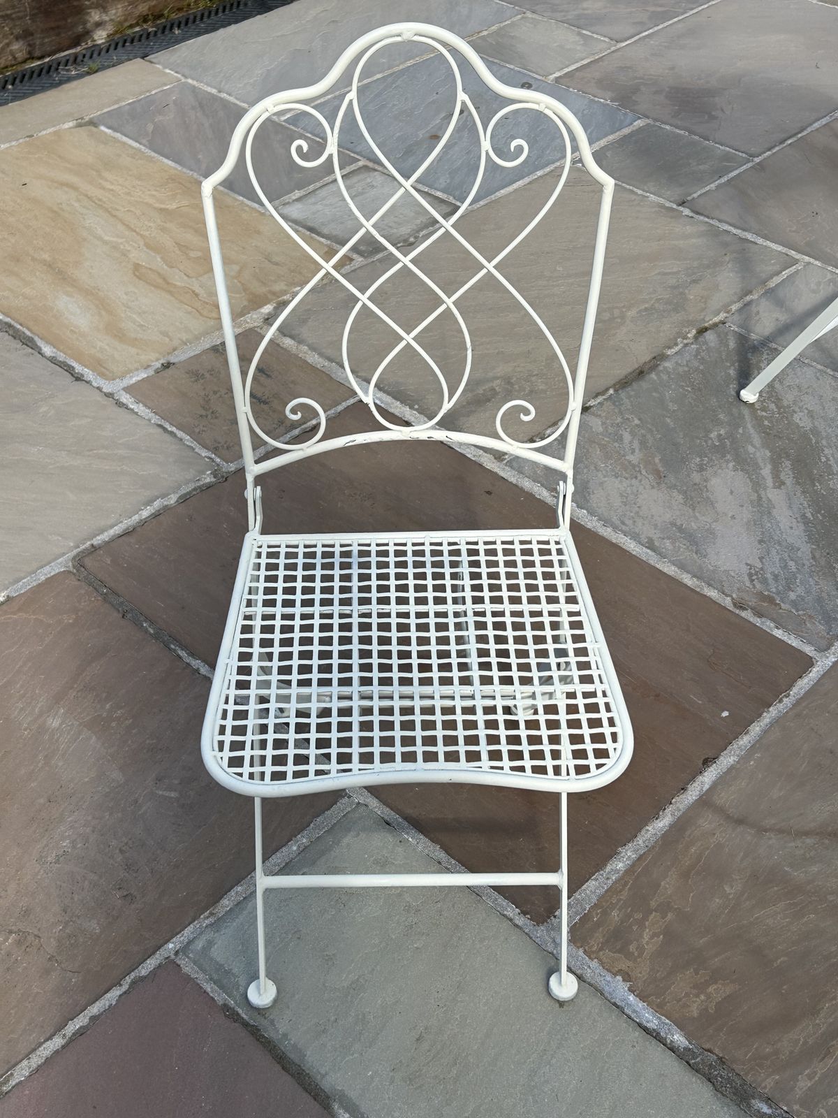 Refurbished Vintage French Bistro Set photo for sale