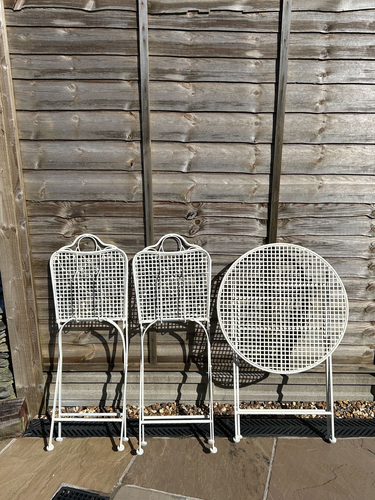 Refurbished Vintage French Bistro Set photo 270.0
